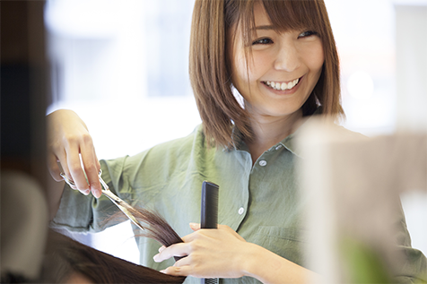 髪質を活かしたカット
